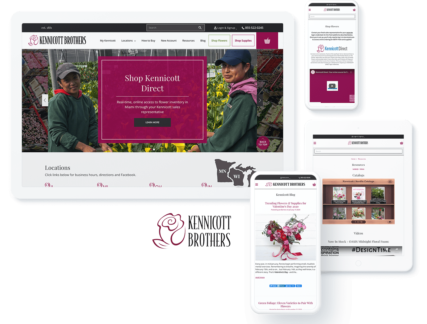 Kennicott Brothers BigCommerce Website