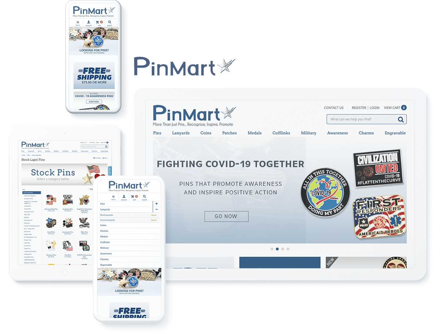 PinMart's BigCommerce website
