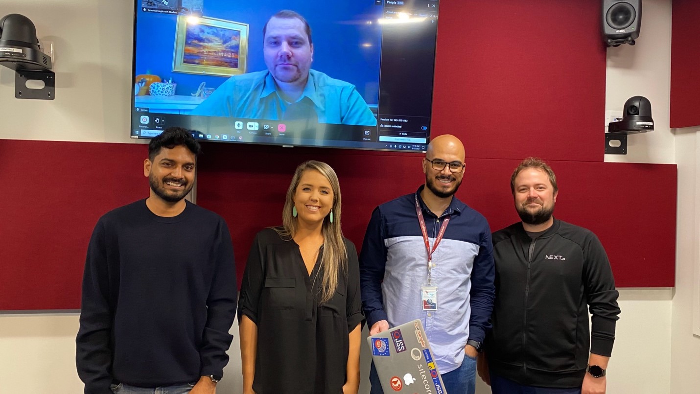 Americaneagle.com's Sitecore team members in the podcast studio