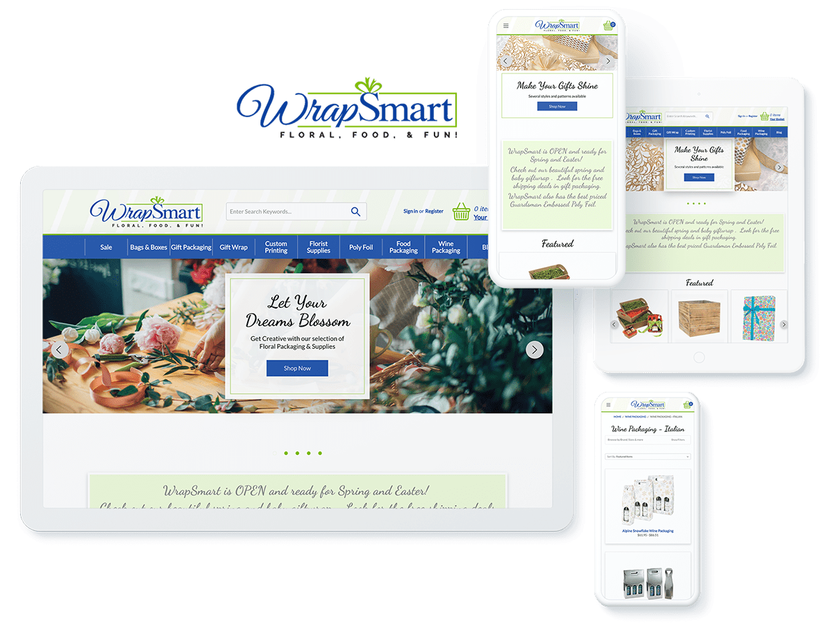 Wrapsmart BigCommerce website