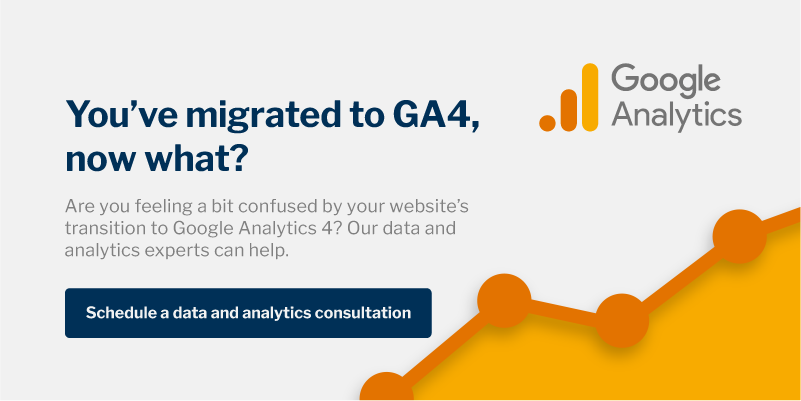 Schedule a data and analytics consultation