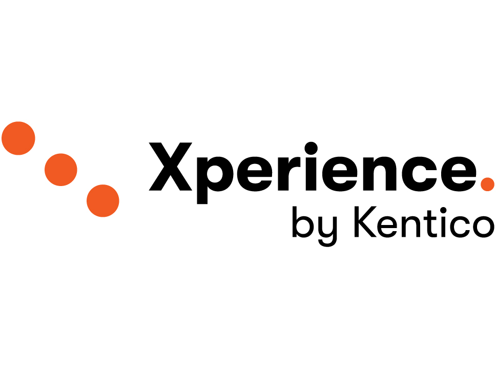 Xperience by Kentico logo on a white background