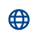 Blue Globe Icon