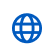 Mid Blue Globe Icon