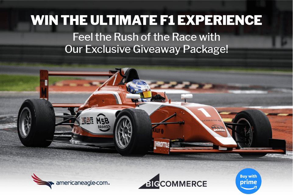 Shoptalk Raffle Giveaway for F1 Race