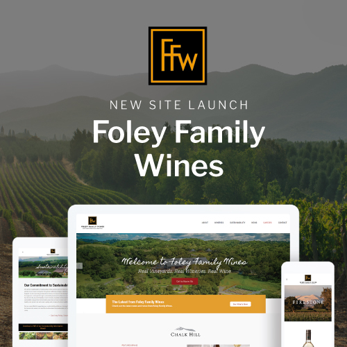 Americaneagle.com Officially Launches New Site for Foley Family Wines