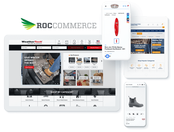 ROC Commerce B2C and B2B Ecommerce Platform