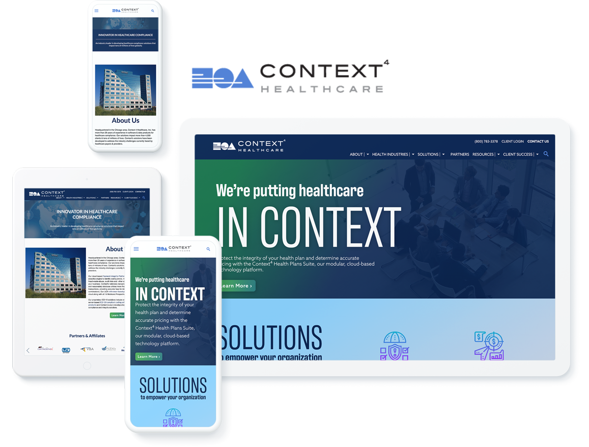 Context 4 Healthcare website design and development