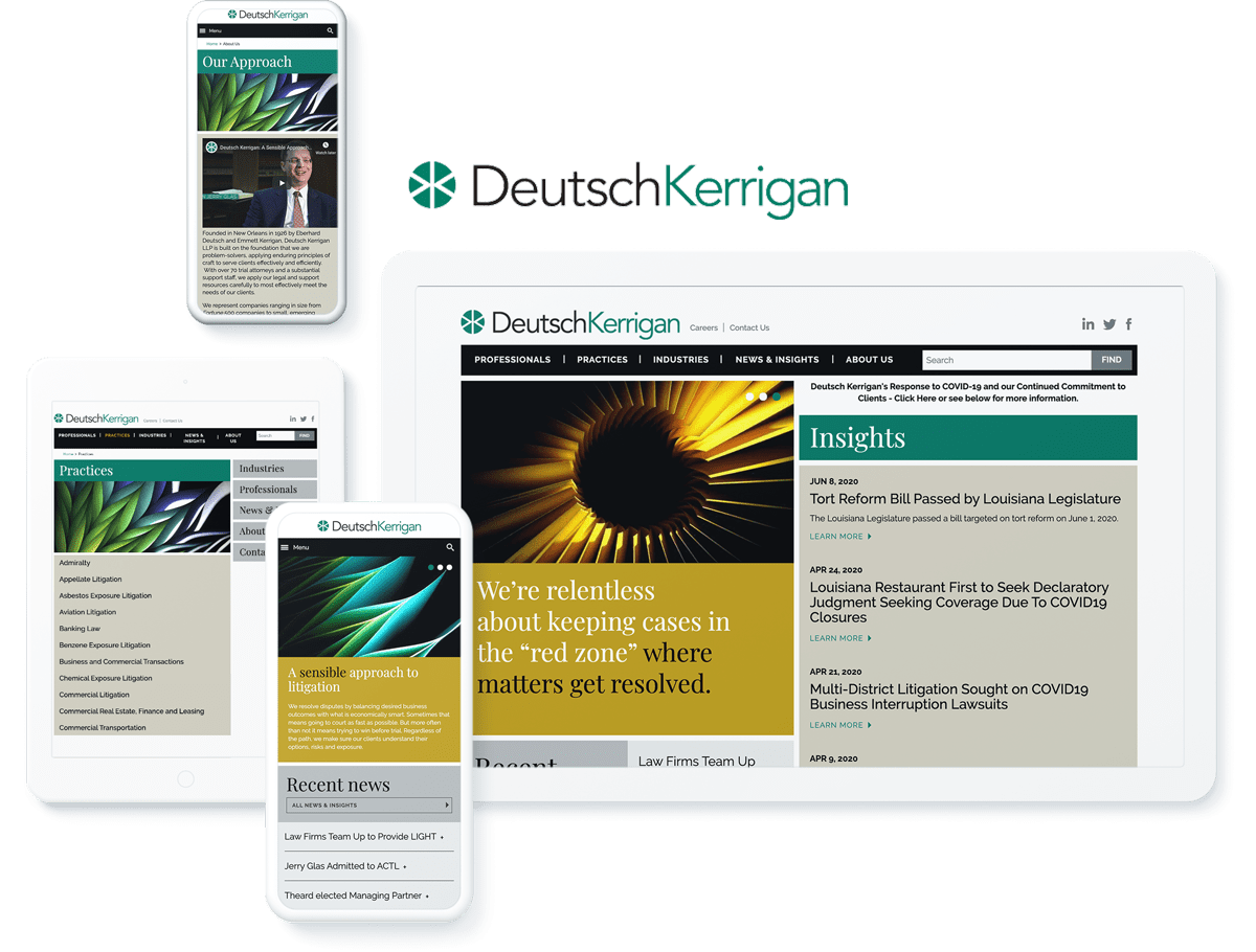 Deutsch Kerrigan website design and development