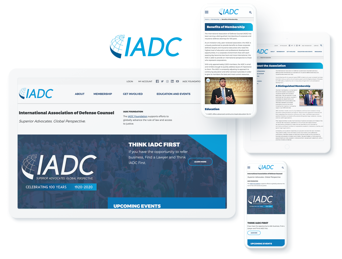 IADC website design and development