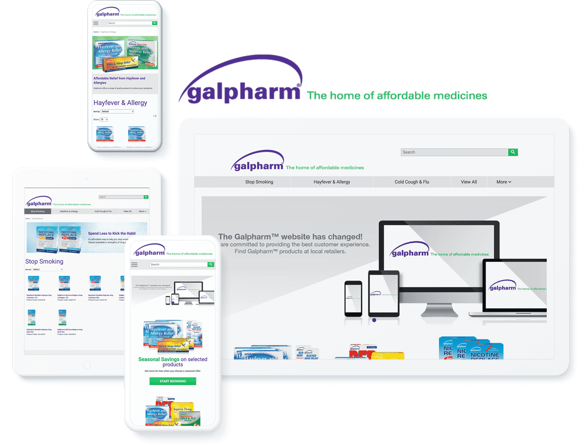 Perrigo website design and development