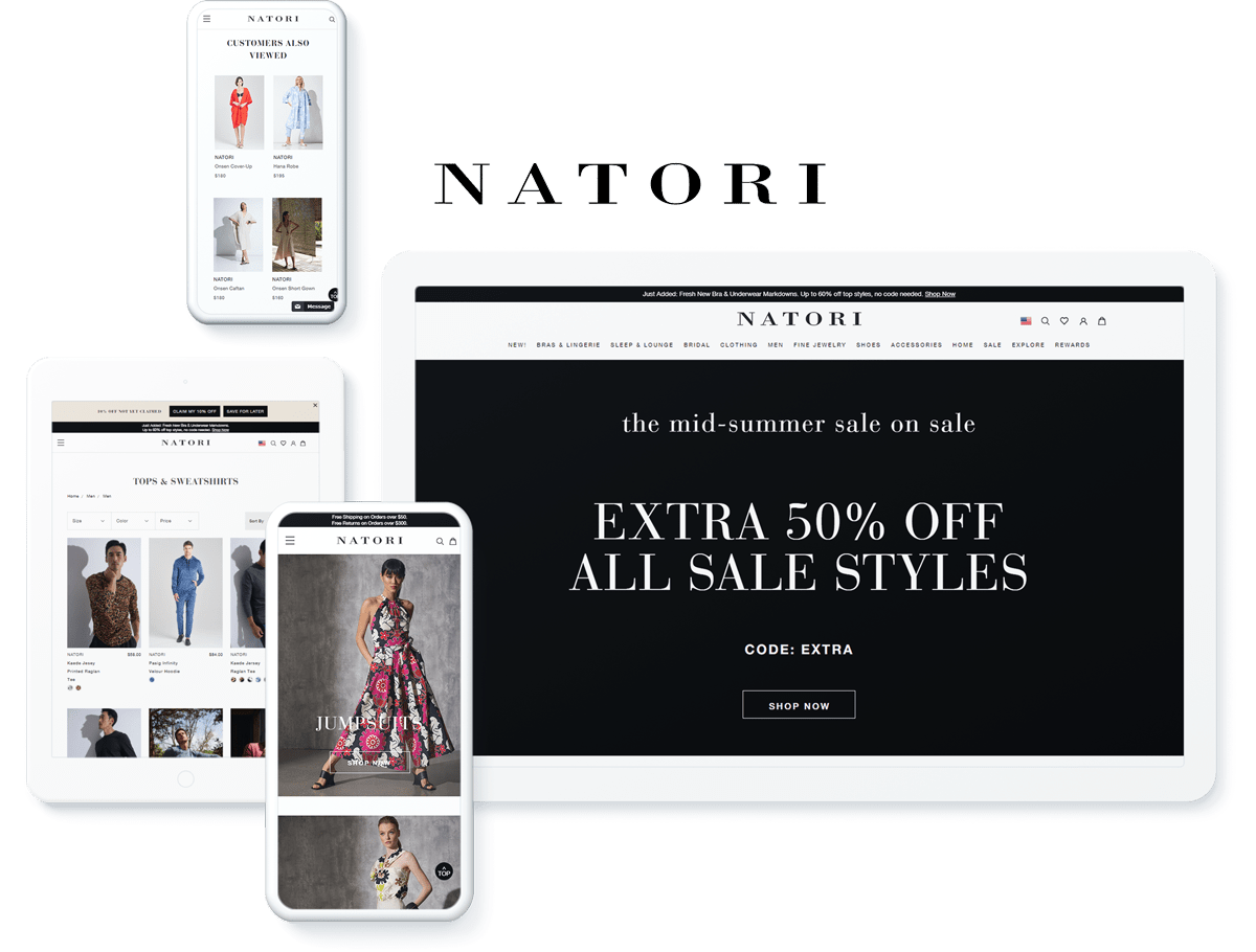 Fashion Website and Experience Design on BigCommerce for Natori ...