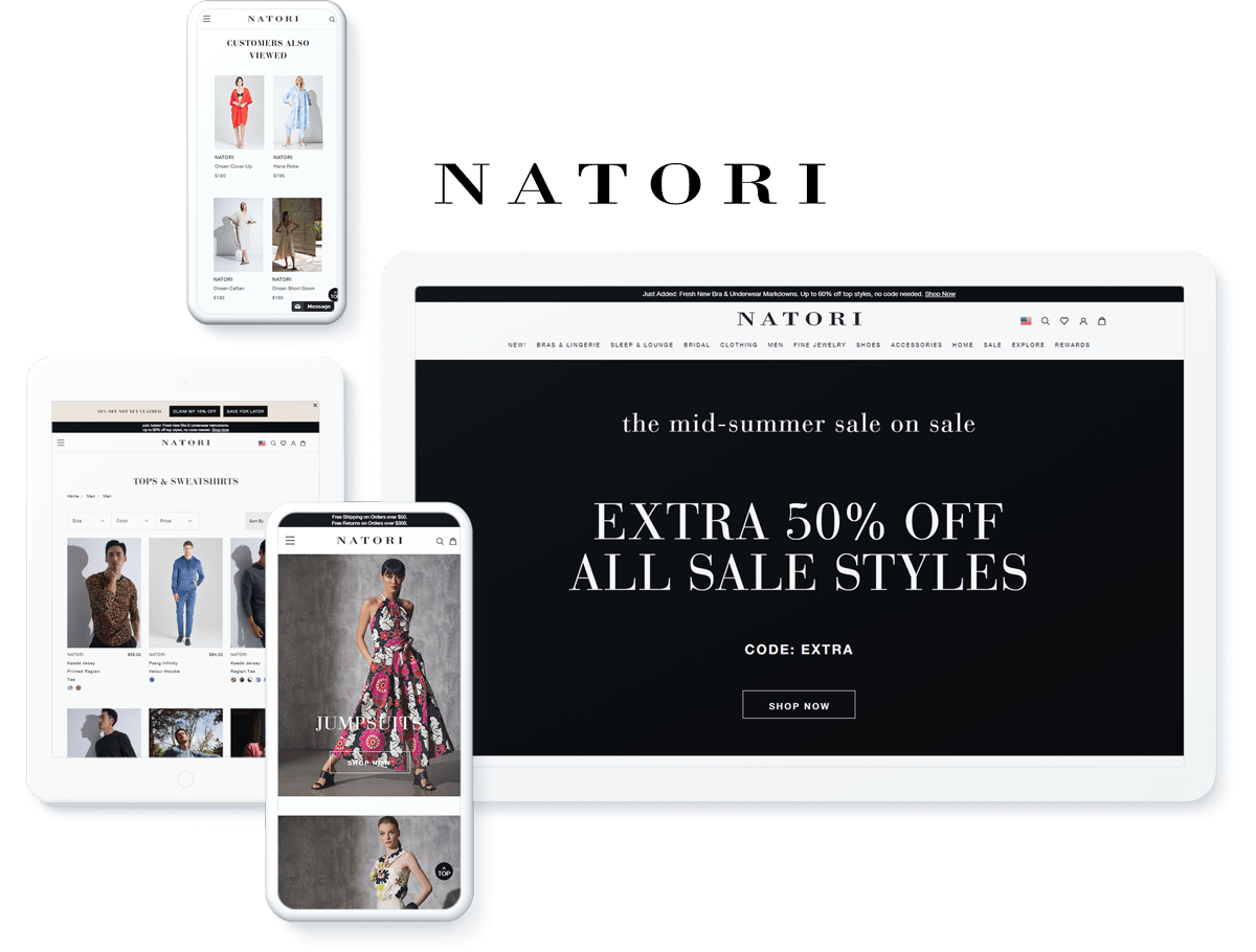 Website Design and Development Project for Natori