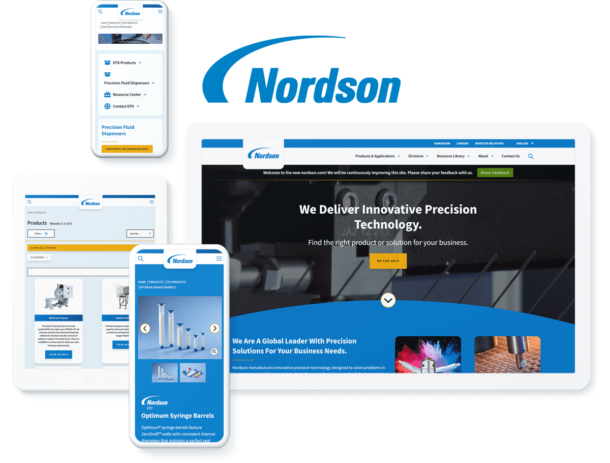 Nordson Web Development Case Study