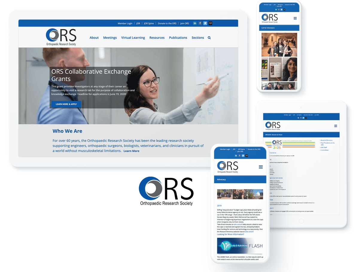 ORS website design and development