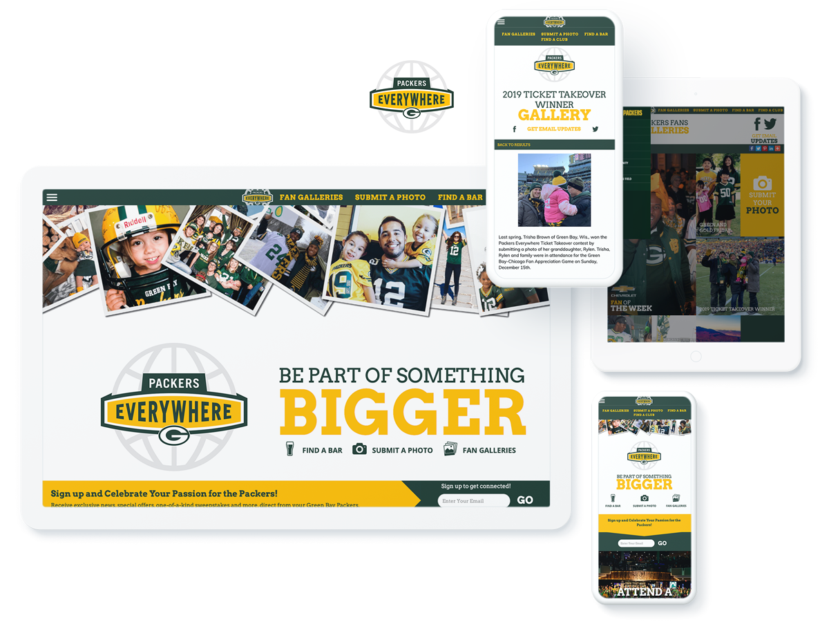 Packers website design and development