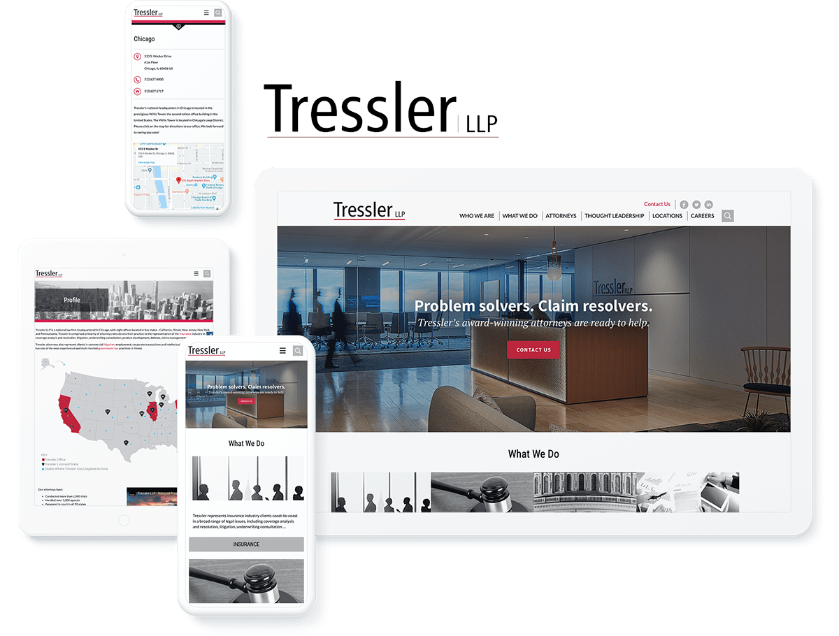 Tressler LLP website design