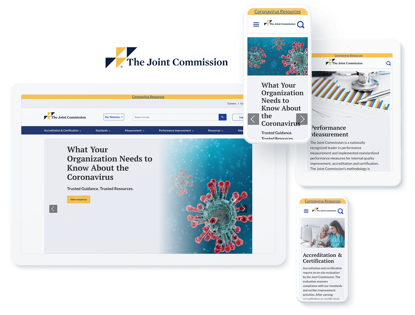 The Joint Commission website design project