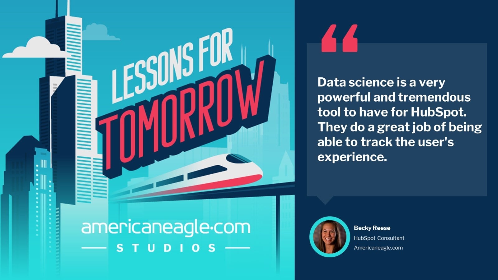 Becky Reese discusses the importance of data science with HubSpot